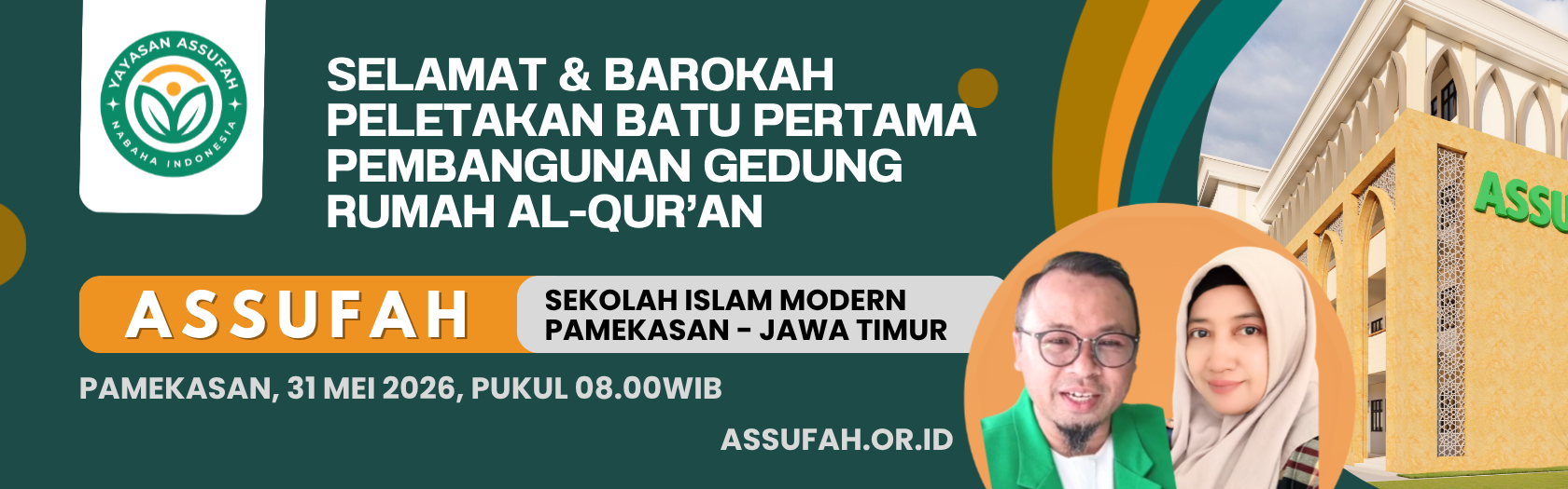 ASSUFAH PELETAKAN BATU PERTAMA